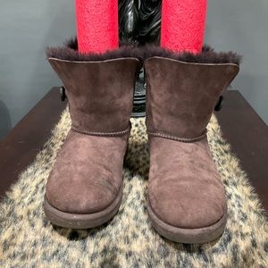 UGG BAILEY BUTTON LEATHER BOOTS